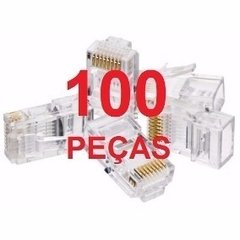 Kit com 100 conectores RJ45 - comprar online