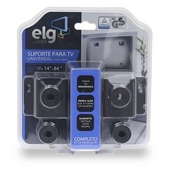 Suporte de Parede Elg Genius para Tvs Plasma, Lcd, Led de 14' a 84' - CellCenter