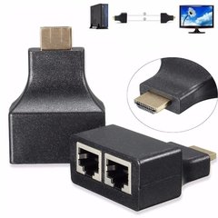 Extensor Hdmi Full Hd Via Cabo Rede Rj45 Utp Cat5e Cat6 30m - CellCenter