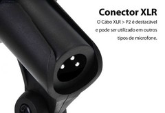 Imagem do Microfone Condensador Com Fio Tripé Studio Sf 920 Cabo P2