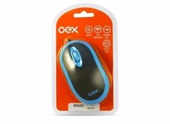 Mouse Óptico Usb Com Fio 800 Dpi Ms 101 Oex Azul - comprar online
