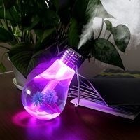 Bulbo Umidificador de ar com 7 cores automáticas portátil de 400 ml na internet
