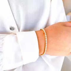 Pulseira Riviera Banhada a Ouro na internet
