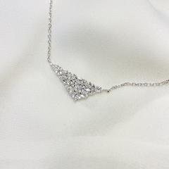 Gargantilha de Prata 925 e Pedras - comprar online