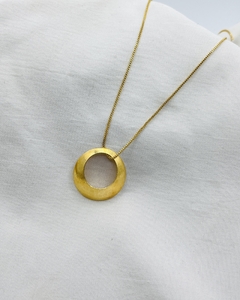 Colar Banhado a Ouro Círculo