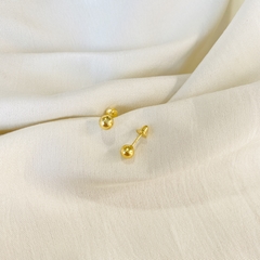 Brinco Bola Baby Ouro 18k