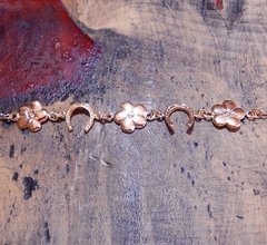 Pulseira Flor e Ferradura - comprar online