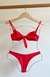 Biquini Tina - vermelho - mar e forma