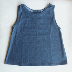 Camisa Pancha jean azul - comprar online