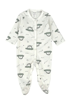 Pijama Autitos verde