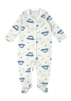 Pijama Autitos celeste