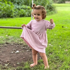 Vestido Angorina rosa