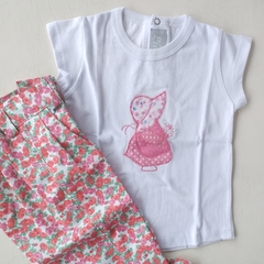 Remera Sarah Key manga corta