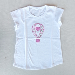 Remera Globo fucsia