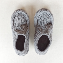 PANTUFLAS bota hombre micropolar gris oscuro
