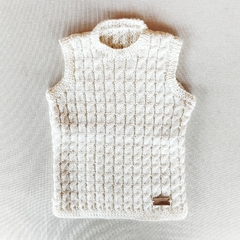 Chaleco Amancay manteca - comprar online