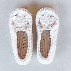 Pantuflas basica micropolar crudo