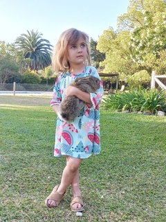 Vestido Formosa acqua - tienda online