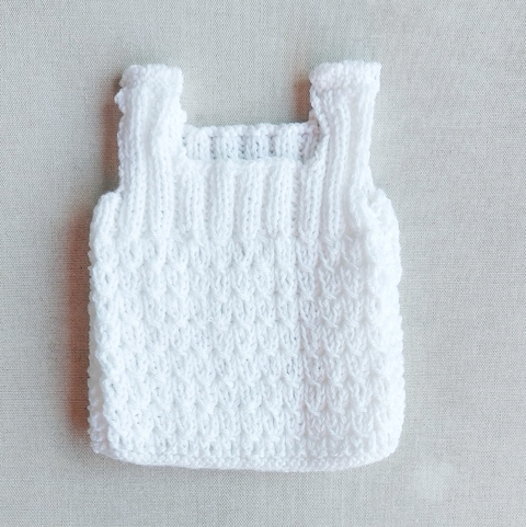 Chaleco camiseta ochitos blanco