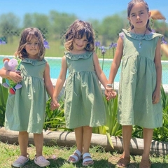 Vestido Frida verde oliva