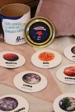 Juego de memoria Sistema Solar.
