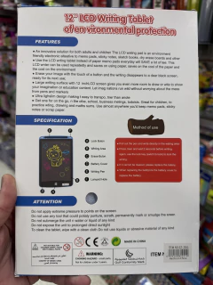Tablet de escritura LCD 12 pulgadas - comprar online