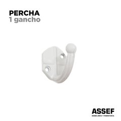 PERCHA 1 GANCHO | Blanco en internet