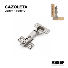 Bisagra Cazoleta 26 - Codo 0