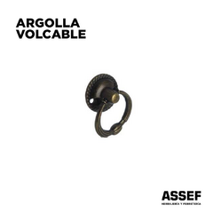 Argolla Volcable | Tirador Bronce Viejo