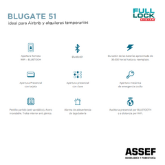 Cerradura Inteligente Blugate 51 en internet