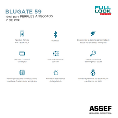 Cerradura Inteligente Blugate 59 en internet