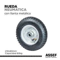 RUEDA NEUMÁTICA 210x60