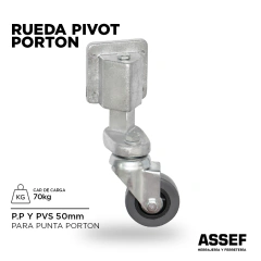 RUEDA PIVOT PARA PORTON