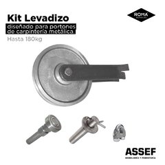 Kit Levadizo 265 | Portones de carpintería metálica.