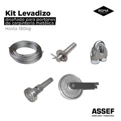 Kit Levadizo 265 | Portones de carpintería metálica. - comprar online