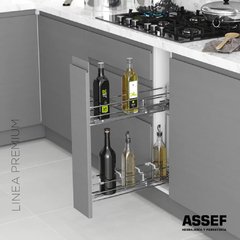 Canasto bajo mesada botellero dos niveles | Línea PREMIUM