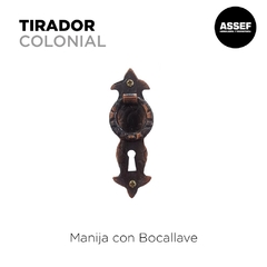 Tirador con Bocallave | Cobre