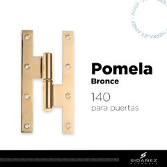 Pomela de Bronce - 140 x 70 (puertas) | Pulido