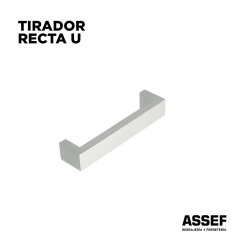 Tirador Recta U | Aluminio