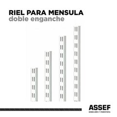 Riel para Mensula doble enganche