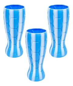 Vasos Mundial Pelota De Futbol Argentina Plastico 500cc - comprar online