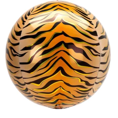 Globos Animal Print Selva Safari Redondo 4d Metalizado - comprar online