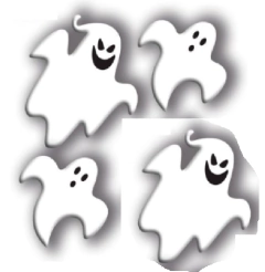 Figuras Decorativas Halloween Calabaza Fantasma Araña - comprar online