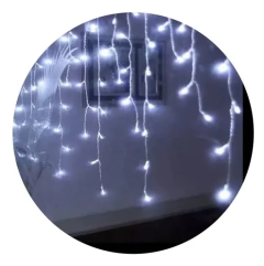 Cortina Luminosa Led Luz Fria O Calida Lluvia 3x 15-30-45cm - tienda online