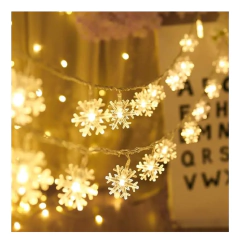 Guirnalda Led Copo De Nieve Arbolito De Navidad - comprar online