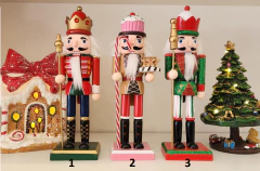 Cascanueces Madera Soldaditos Navidad Adorno Navideño 25cm - comprar online