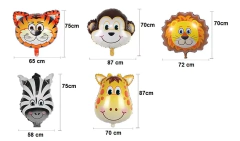 Set Globos Animales Animalitos Selva Gigantes Y Medianos - comprar online