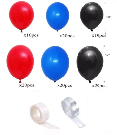 Arco Organico 100globos Spiderman Hombre Araña Superheroes - comprar online