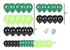 Arco De Globos Deco Cumple Verdes Negros - comprar online