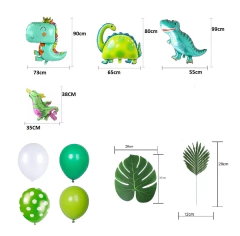 Set Globos Dinosaurios Gigantes C/ Dino Baby Bebe Corona DINO7900 - comprar online